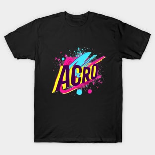 Acro Yoga, Acro Poses ,Aerial Fitness Dance,Acro Rainbow T-Shirt